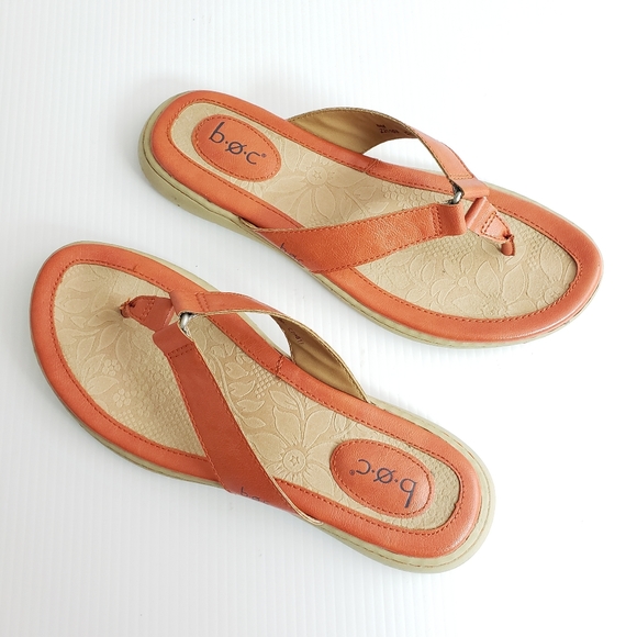 orange color sandals